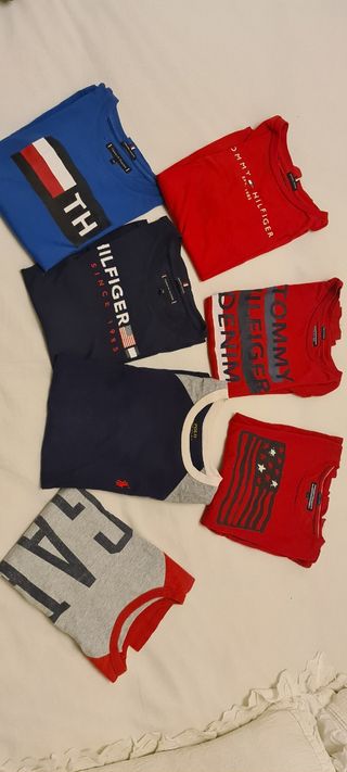 lote camisetas tommy hifilger y gap
