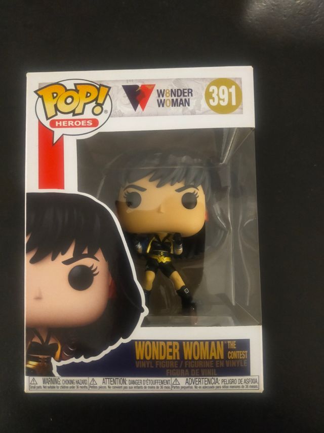 Pack funko pop wonder woman 393 y 391.