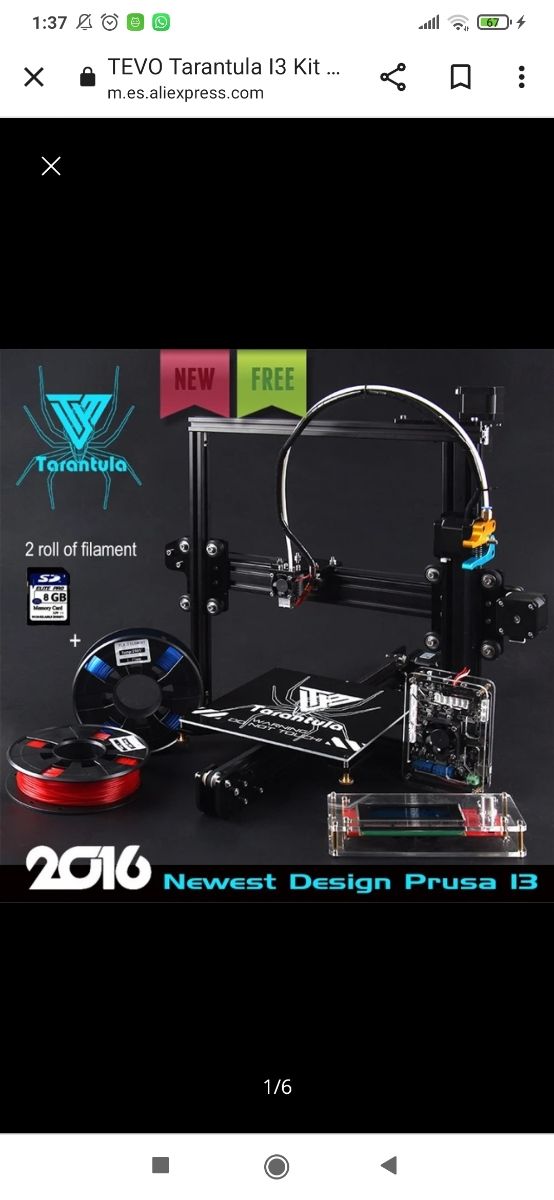 IMPRESORA 3D🪩NUEVA!! TARÁNTULA !!