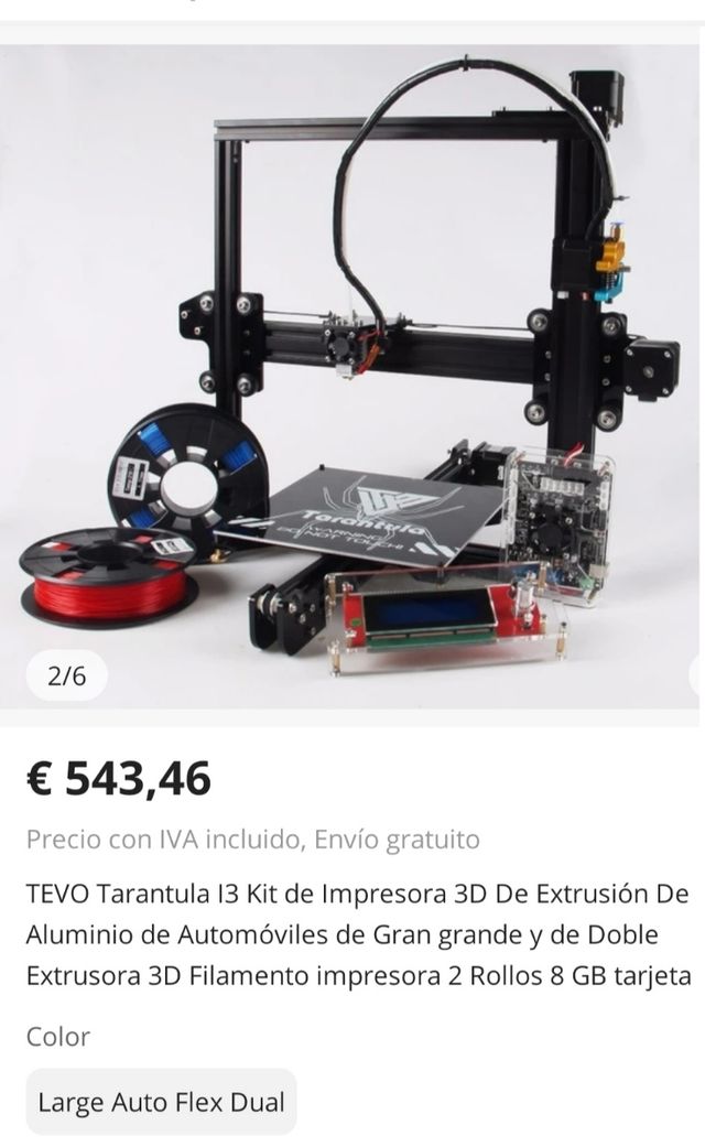 IMPRESORA 3D🪩NUEVA!! TARÁNTULA !!