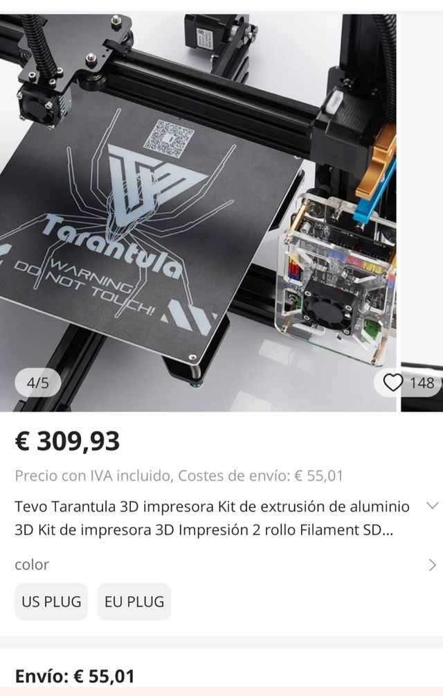IMPRESORA 3D🪩NUEVA!! TARÁNTULA !!