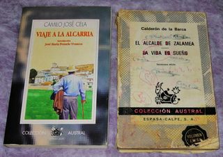 Libros Viaje a La Alcarria y El Alcalde de Zalamea