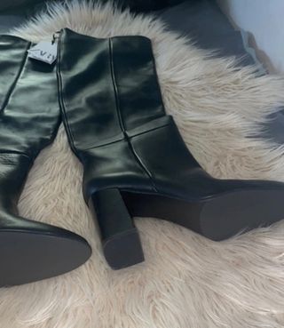 Botas altas piel 