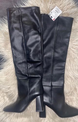 Botas altas piel 