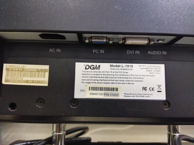 monitor pantalla ordenador