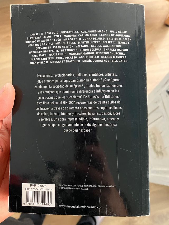 Libro grandes personajes de la historia