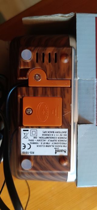 Radio Reloj Despertador Natura