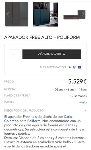 Aparador Alto Poliform