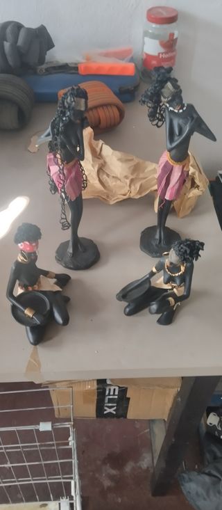Lote Figuras Africanas