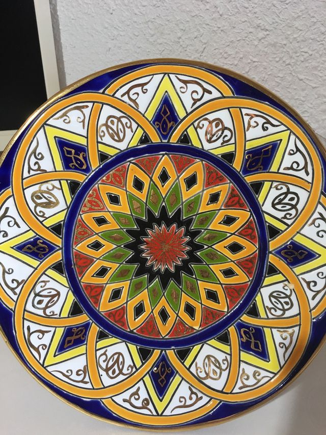 Plato de decoración