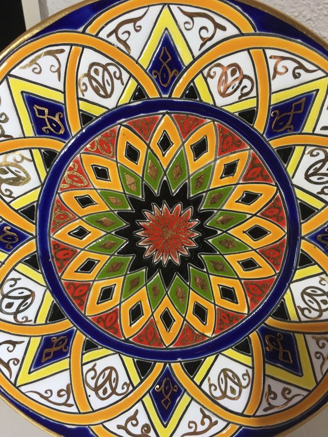 Plato de decoración