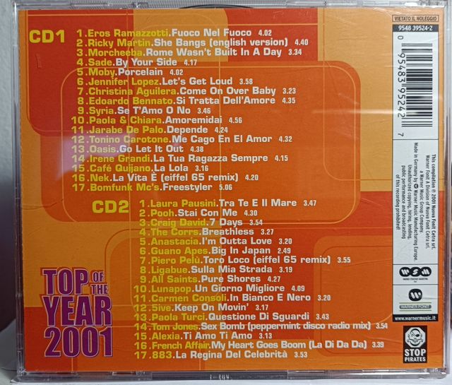 CD Top of the year 2001 - Autori vari
