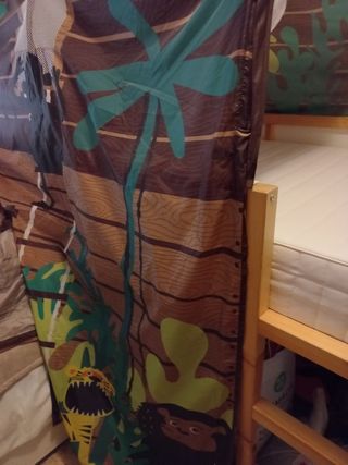 dosel de tela para litera (Ikea)