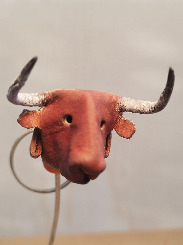 Toro de cuero