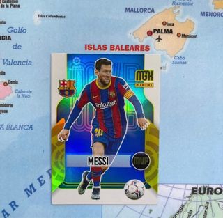 Messi 375 MVP cromo liga megacracks 21-22