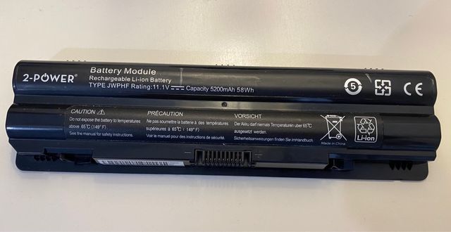 Batería y cable alimentación para portátil Dell