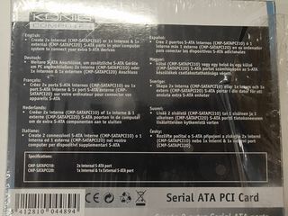 Konig Serial ATA PCI 20 Card 2 S-Ata
