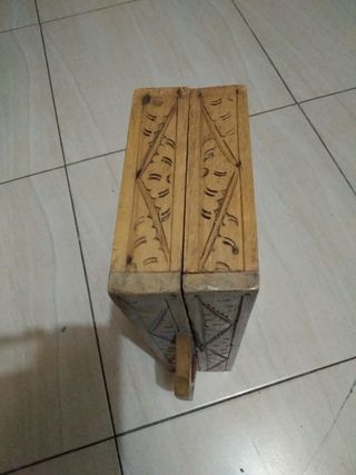 caja de madera, tablero de ajedrez