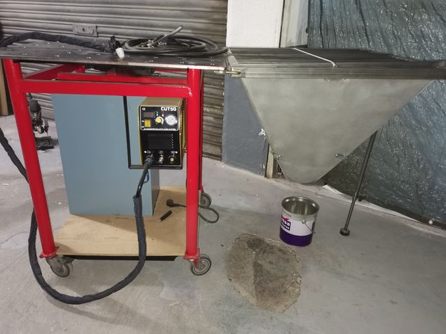 mesa de trabajo y soldadura