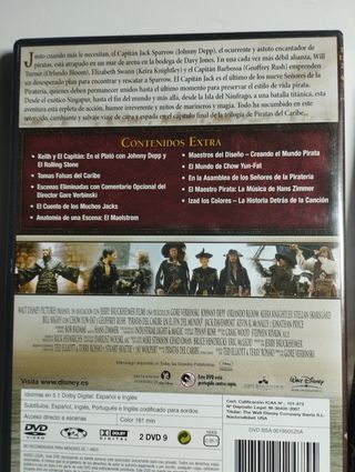 Piratas del Caribe 3 En el fin del mundo.