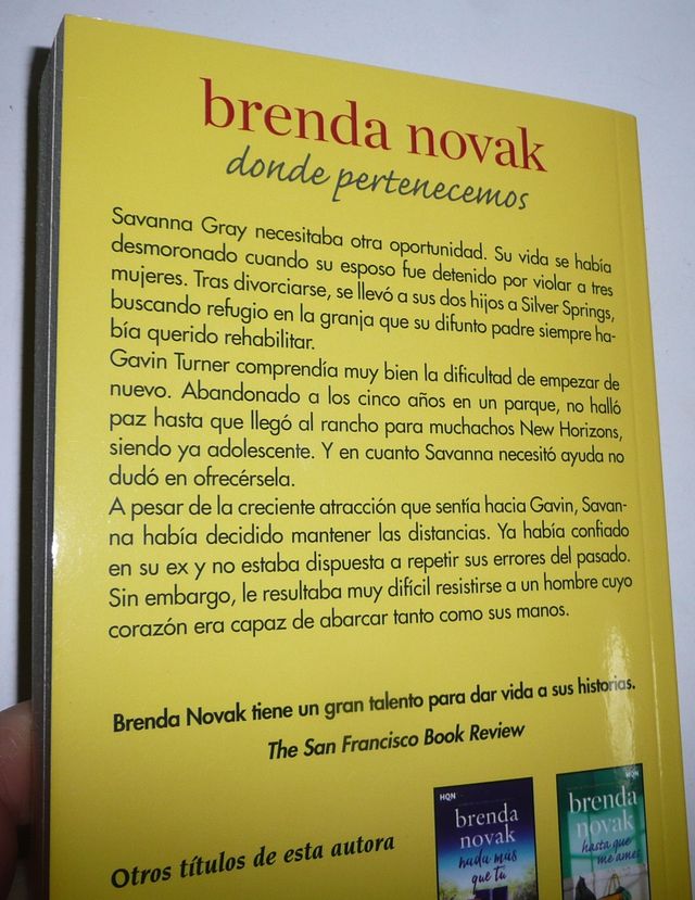 Lote de 4 novelas Sherryl Woods y Brenda Novak