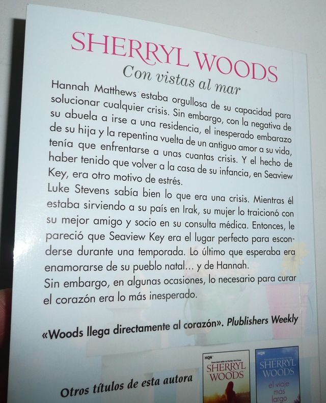 Lote de 4 novelas Sherryl Woods y Brenda Novak