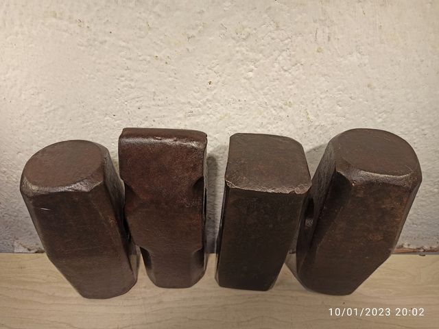 mazas de acero forjado