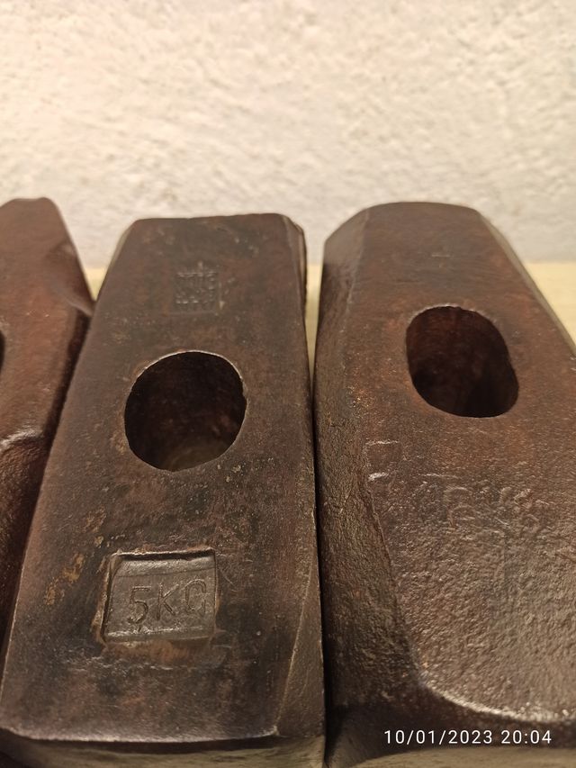 mazas de acero forjado