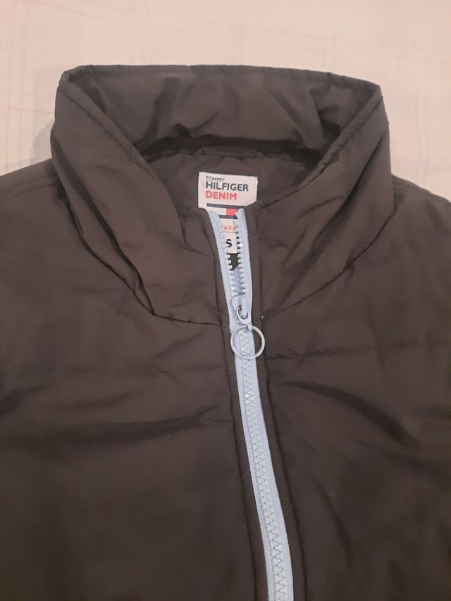 Chaleco verde caqui de Tommy Hilfiger original TS