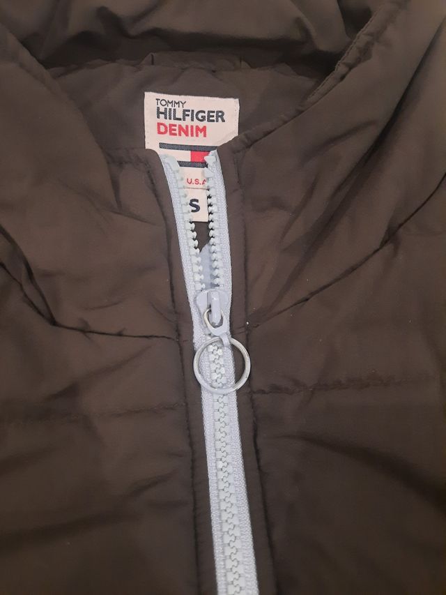 Chaleco verde caqui de Tommy Hilfiger original TS