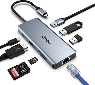 USB C Hub MacBook Air/iPad Pro 8en1 SIN ESTRENAR