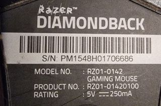 Ratón Razer Diamondback
