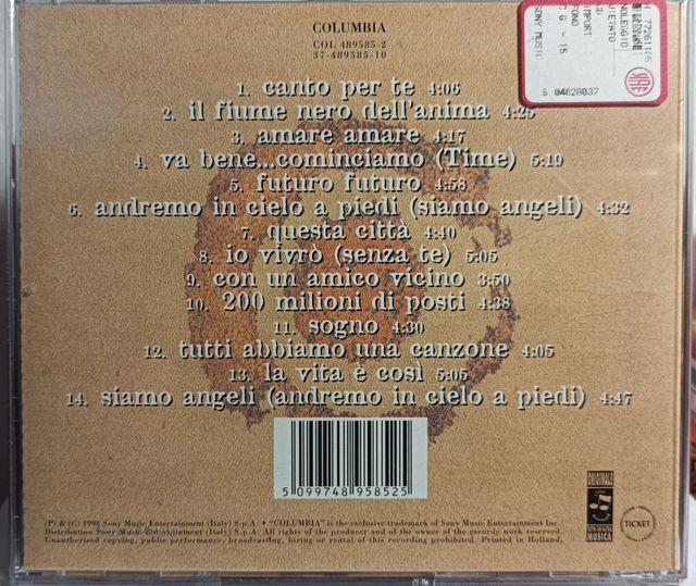 CD Andrea Mingardi - Canto per te