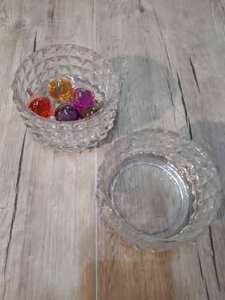 coppia ciotole in vetro