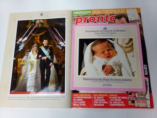 BODA REAL FELIPE Y LETIZIA COMPLETO REVISTA PRONTO