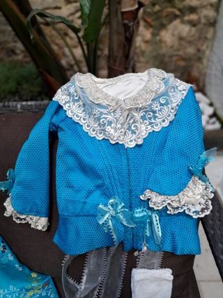Traje de fallera de niña completo