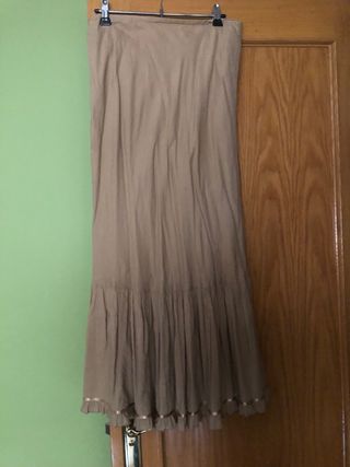 Falda larga Stradivarius TS