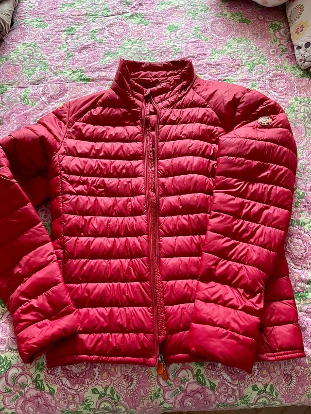 Cazadora SAVE THE DUCK roja talla L defecto