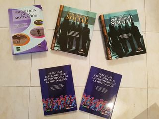 LOTE LIBROS PSICOLOGÍA UNED.