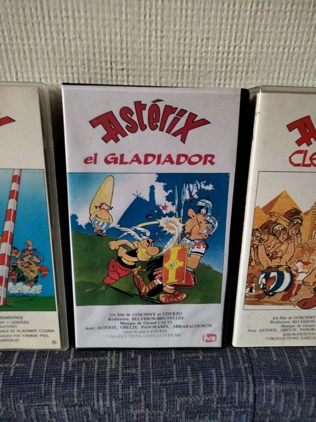 Astérix 4 películas vhs