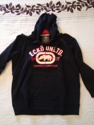 Sudadera Ecko Unltd n72 negro rojo L