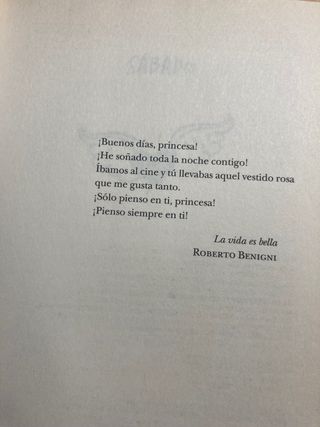 Buenos Días, Princesa de Blue Jeans