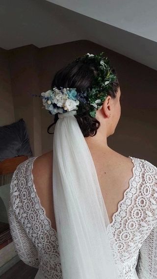 Vestido de novia romántico, boho y chic