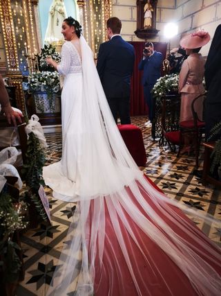 Vestido de novia romántico, boho y chic