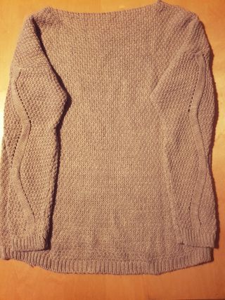 Jersey beige minitachuelas