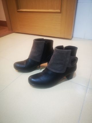Botines negros de Piel