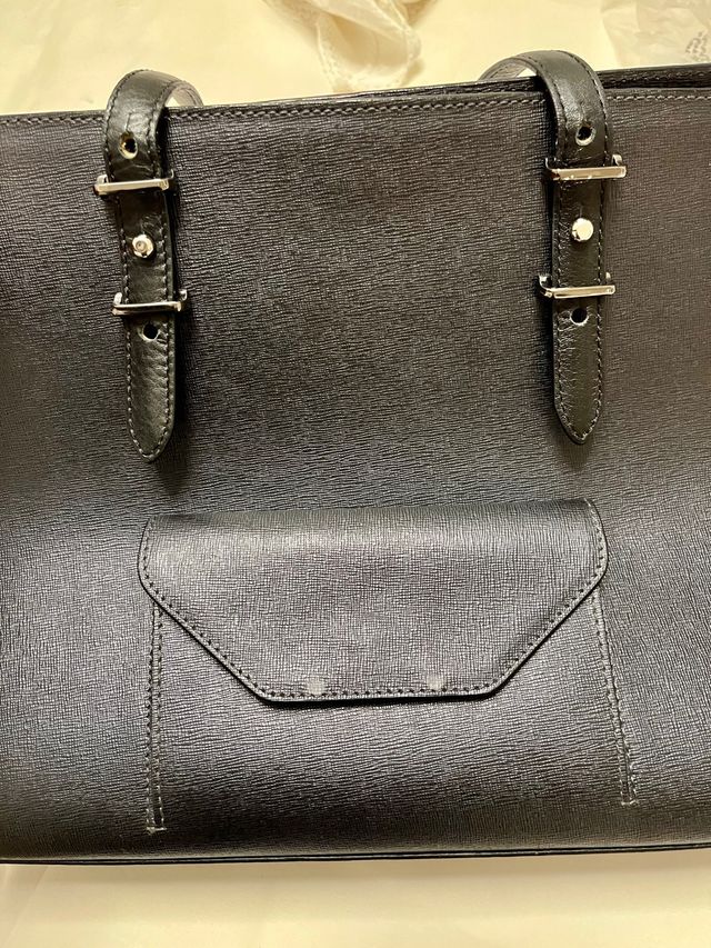 Bolso piel negro