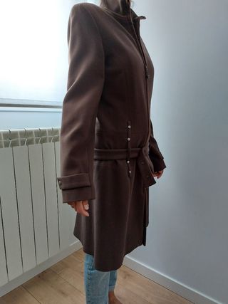 Abrigo Guess Paño Marron