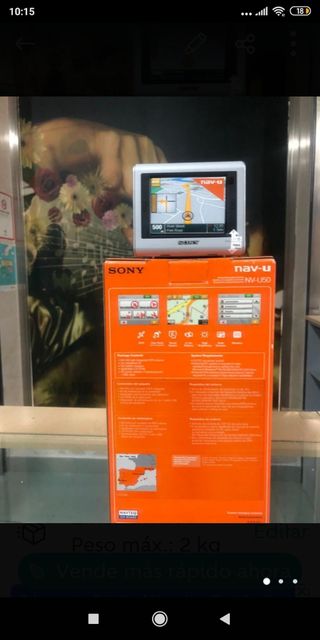 Navegador Sony Nav U, Oferta 10 e. Nueva oferta 8e