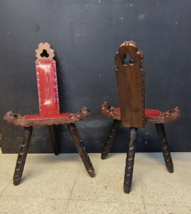 pareja de sillas parteras